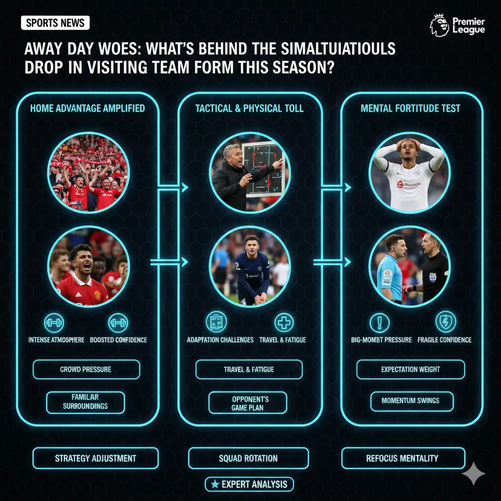 ฟอร์มทีมเยือนตกพร้อมกันหลายสโมสร บ่งชี้อะไรในฤดูกาลนี้