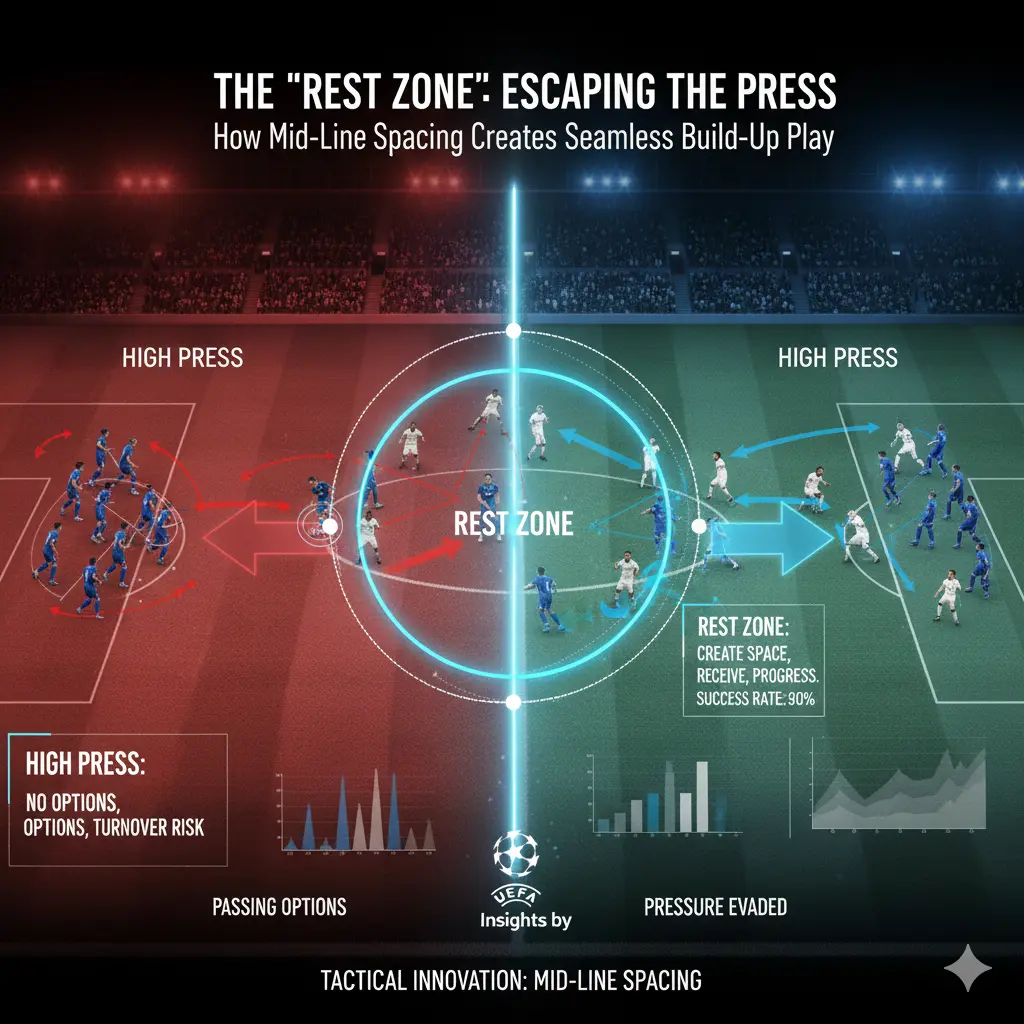 ข่าวกีฬา: โซนพักบอลระหว่างไลน์กับการหนีเพรสอย่างมีระบบ